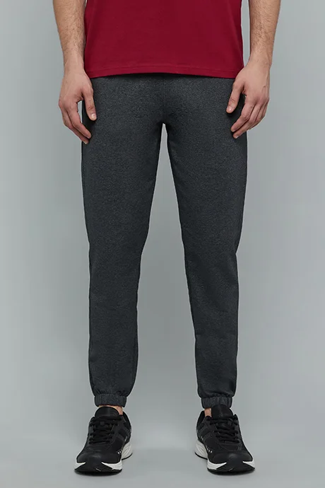 أر أند بي Textured Joggers with Drawstring Waist