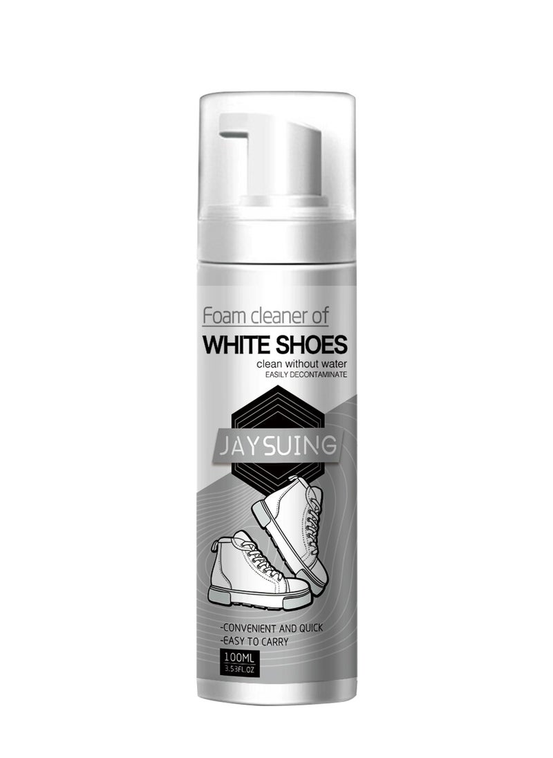 White Shoe Cleaner | Stain Removal and Whitening | Portable No-Rinse Cleaner