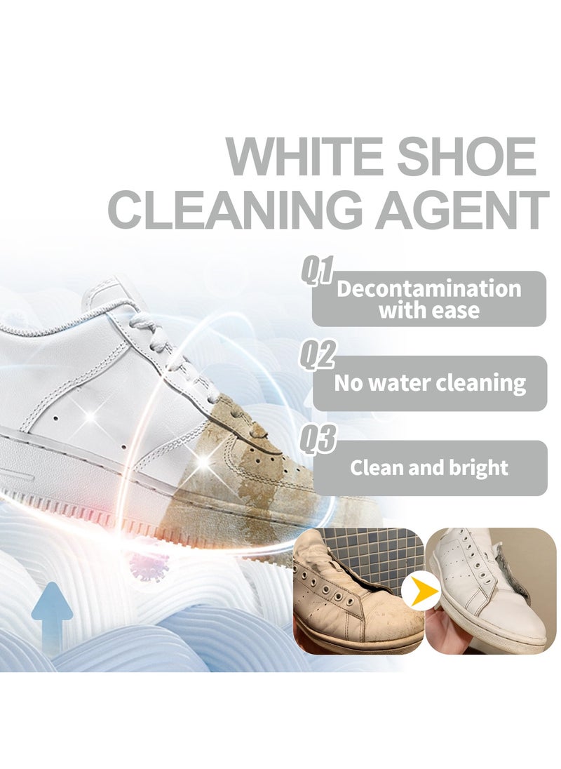 White Shoe Cleaner | Stain Removal and Whitening | Portable No-Rinse Cleaner