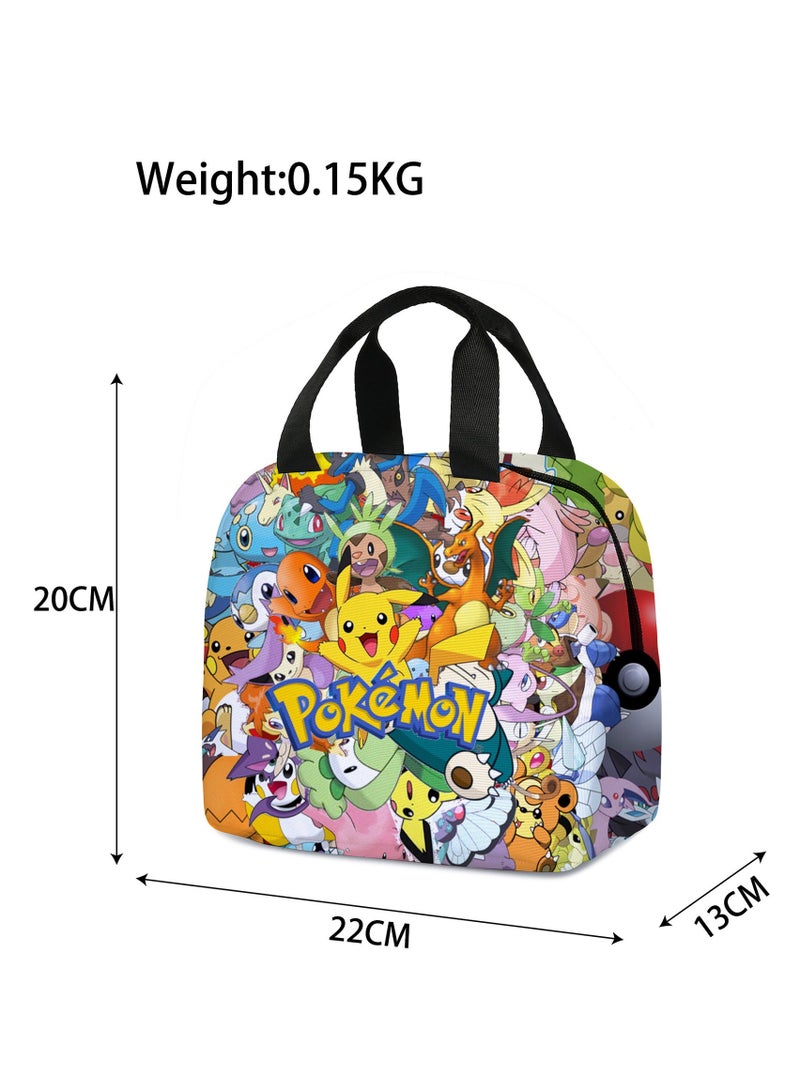 Pokemon Pikachu Cartoon Lunch Bag Meal Bag - Image 2