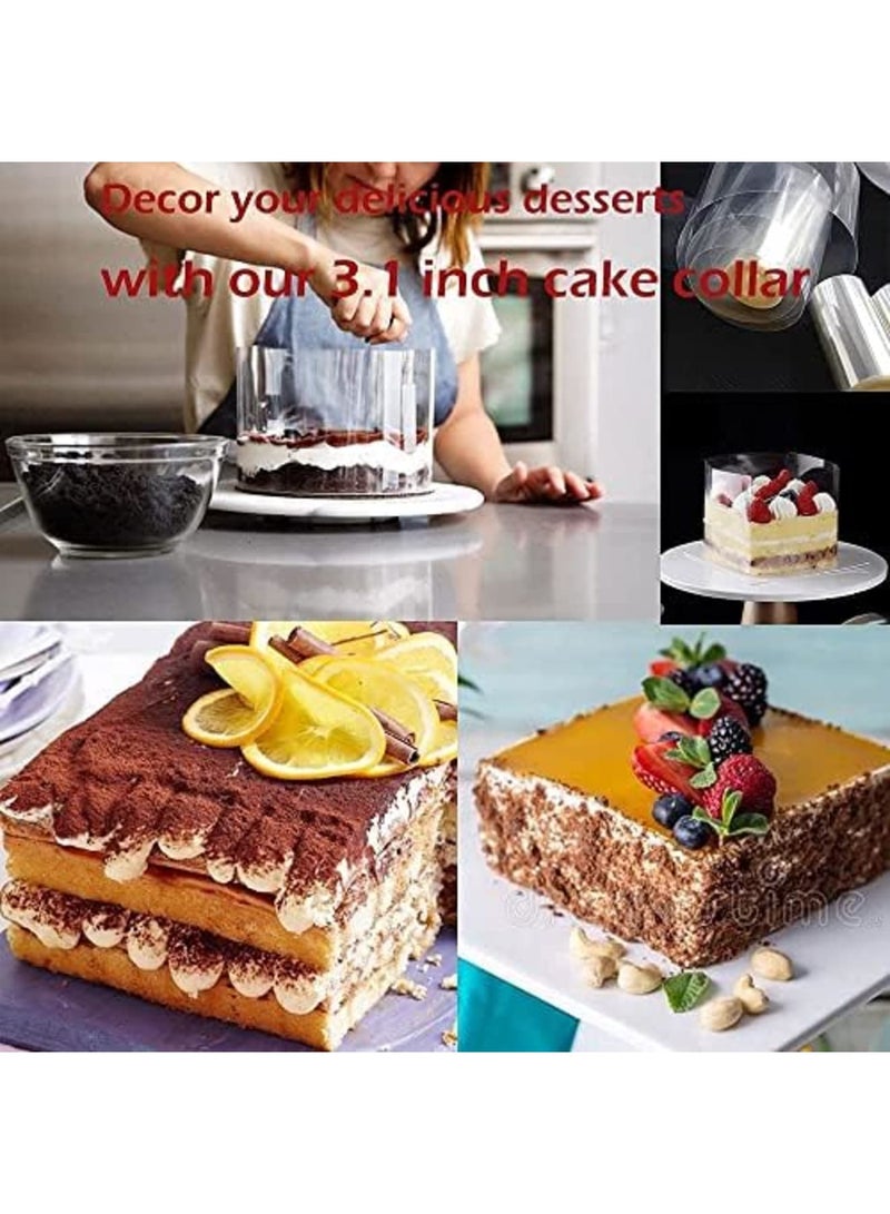 9-Piece 3.15 Inch Food Display Ring Set - Stainless Steel Round and Square Cake Mold With 3 Inch Ring and Cooking Press for Baking Cakes and Pastries - Image 5