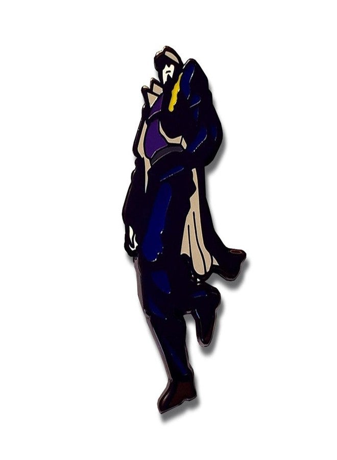 Untitled Bold Walk Enamel Pin, Cartoon Style Character Lapel Pin, Metal Badge for Bags & Jackets - Image 1