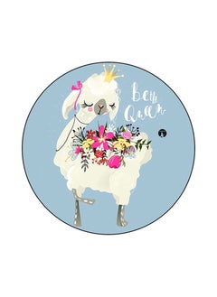 A Llama Printed Mouse Pad Multicolour
