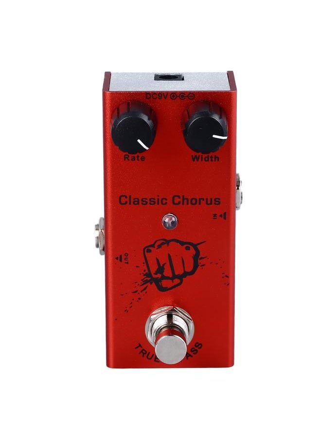 Thoraya Electric Guitar Effects Pedal Portable Multiple Effects Accurate Chorus Guitar Pedal for Performance Classic Chorus(05)  - Image 1