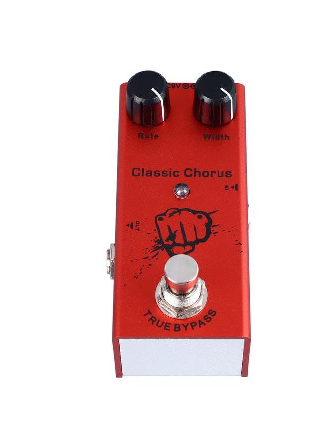Thoraya Electric Guitar Effects Pedal Portable Multiple Effects Accurate Chorus Guitar Pedal for Performance Classic Chorus(05)  - Image 4