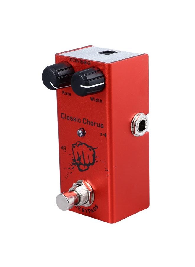 Thoraya Electric Guitar Effects Pedal Portable Multiple Effects Accurate Chorus Guitar Pedal for Performance Classic Chorus(05)  - Image 2