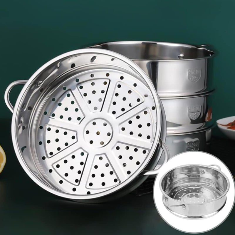 Vegetable Steamer Stainless Steel Steamer Basket Mesh Colander Strainer Steam Basket Steaming Rack Stand Food Steamer for Pressure Cooker Accessories 16cm Bamboo Steamer Basket - Image 5