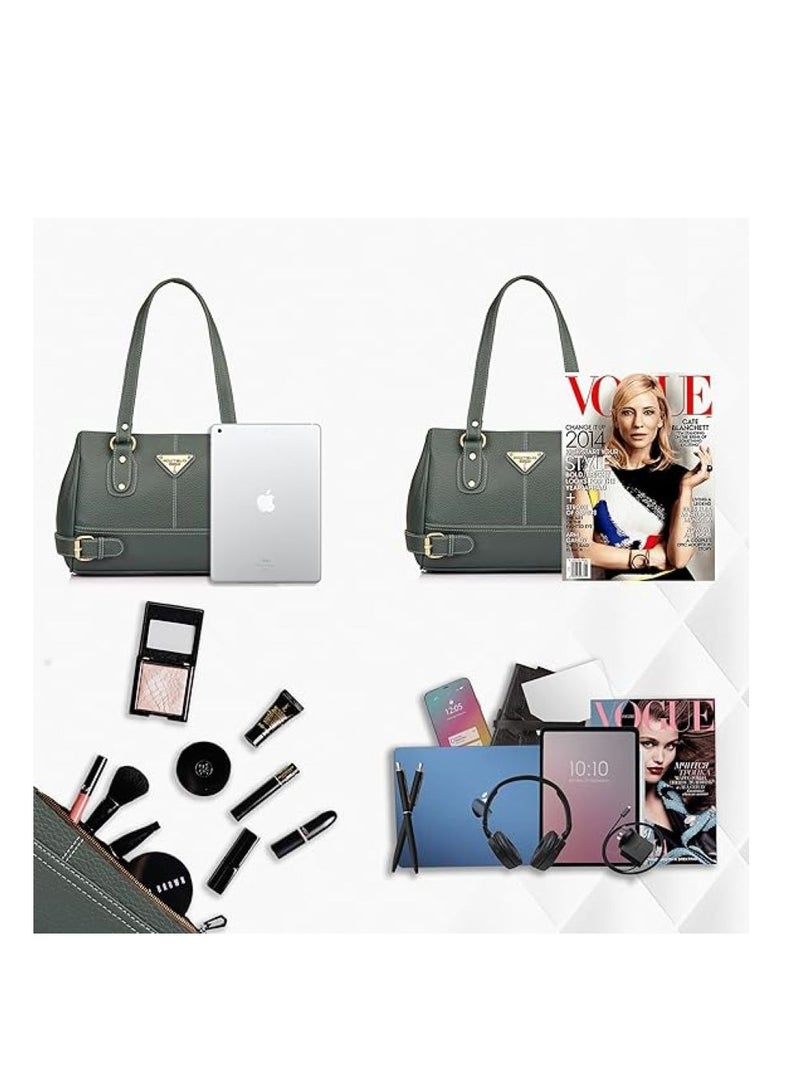 Fostelo Handbag For Women And Girls | Ladies Purse Faux Leather Satchel Bag | Woman Gifts | Wedding Gifts For Women | Women 3 Compartments Bag | Travel Purse Hobo Bag | 5 Pockets Shoulder Bag  - Image 3