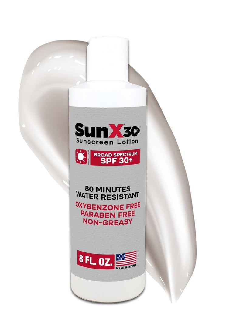 CoreTex Sun X 30+ SPF Sunscreen Lotion (8oz.) - Free of Parabens, Oxybenzone, & Octinoxate - USA-Made Broad Spectrum (UVA/UVB) Sunscreen - Water & Sweat Resistant Up to 80 Min. - pzsku/ZA18715F71A6A1A68EF75Z/45/_/1737060388/2e4620a9-c351-44ee-a240-080940704eee