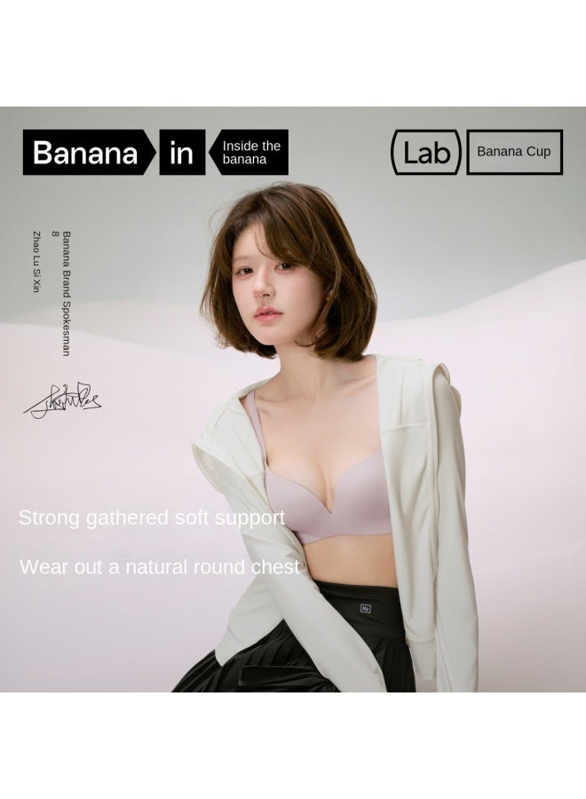 Bananain Zhao Lusi's Choice】3-series Best Seamless Bralette For Small Busts - Wireless, Backless Design Summer Thin Bra - Image 3