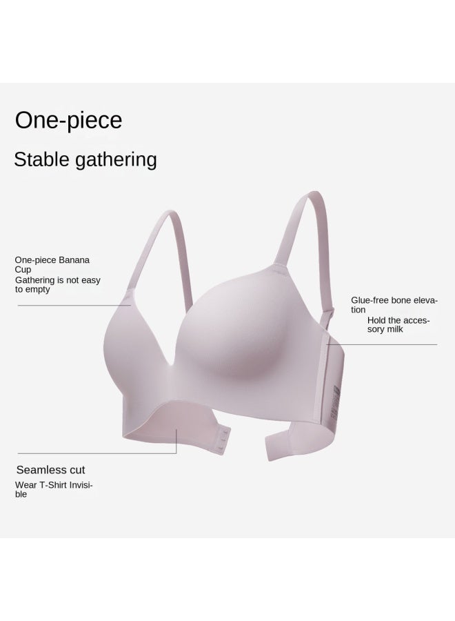 Bananain Zhao Lusi's Choice】3-series Best Seamless Bralette For Small Busts - Wireless, Backless Design Summer Thin Bra - Image 5