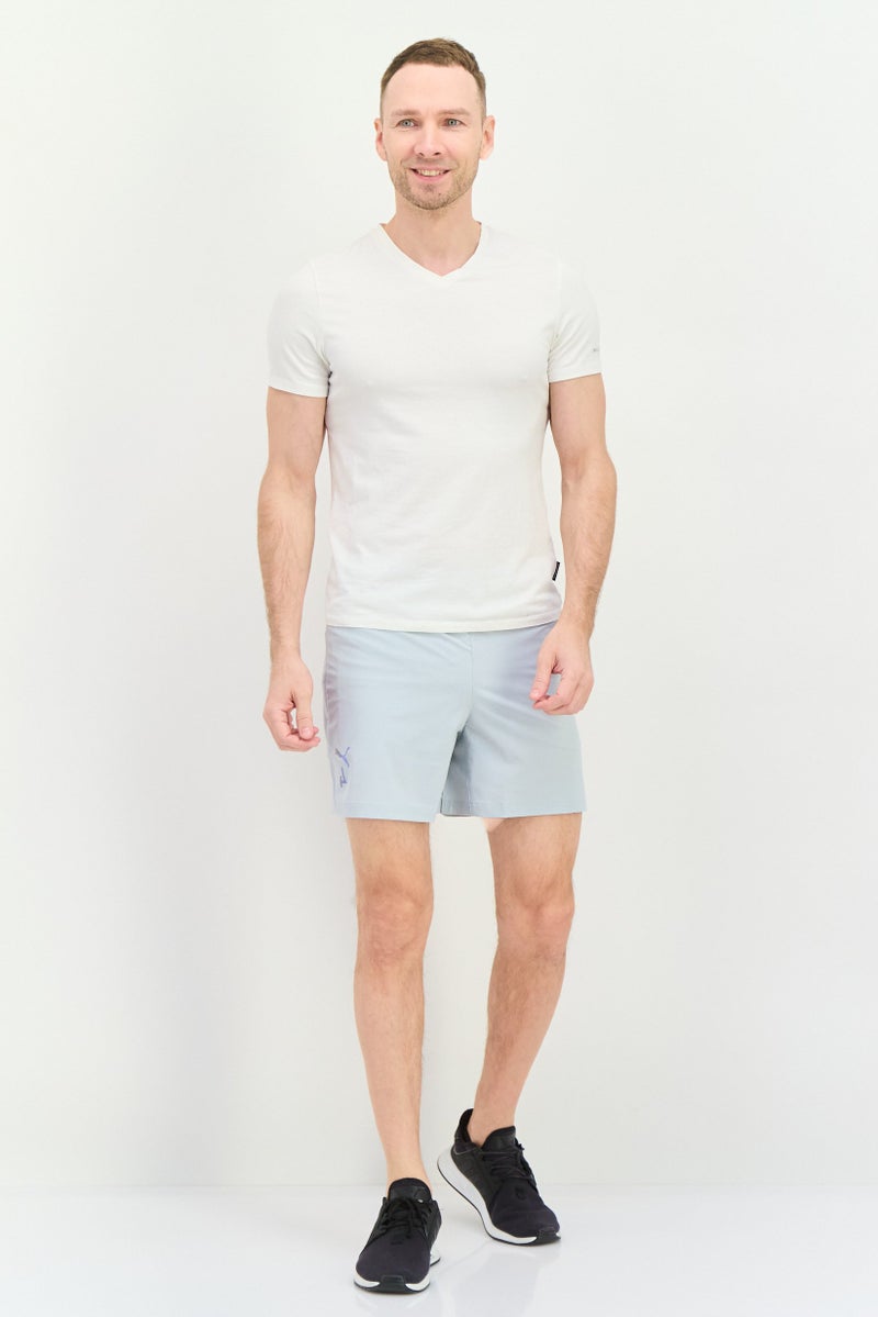 PUMA Men Sportswear Fit 5 Inseam Outdoor Shorts, Light Grey - Image 4