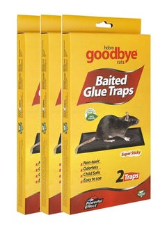 Goodbye Ultra Power Adhesive Baited Glue Trap - 2 Traps Pack of 3  - Image 1