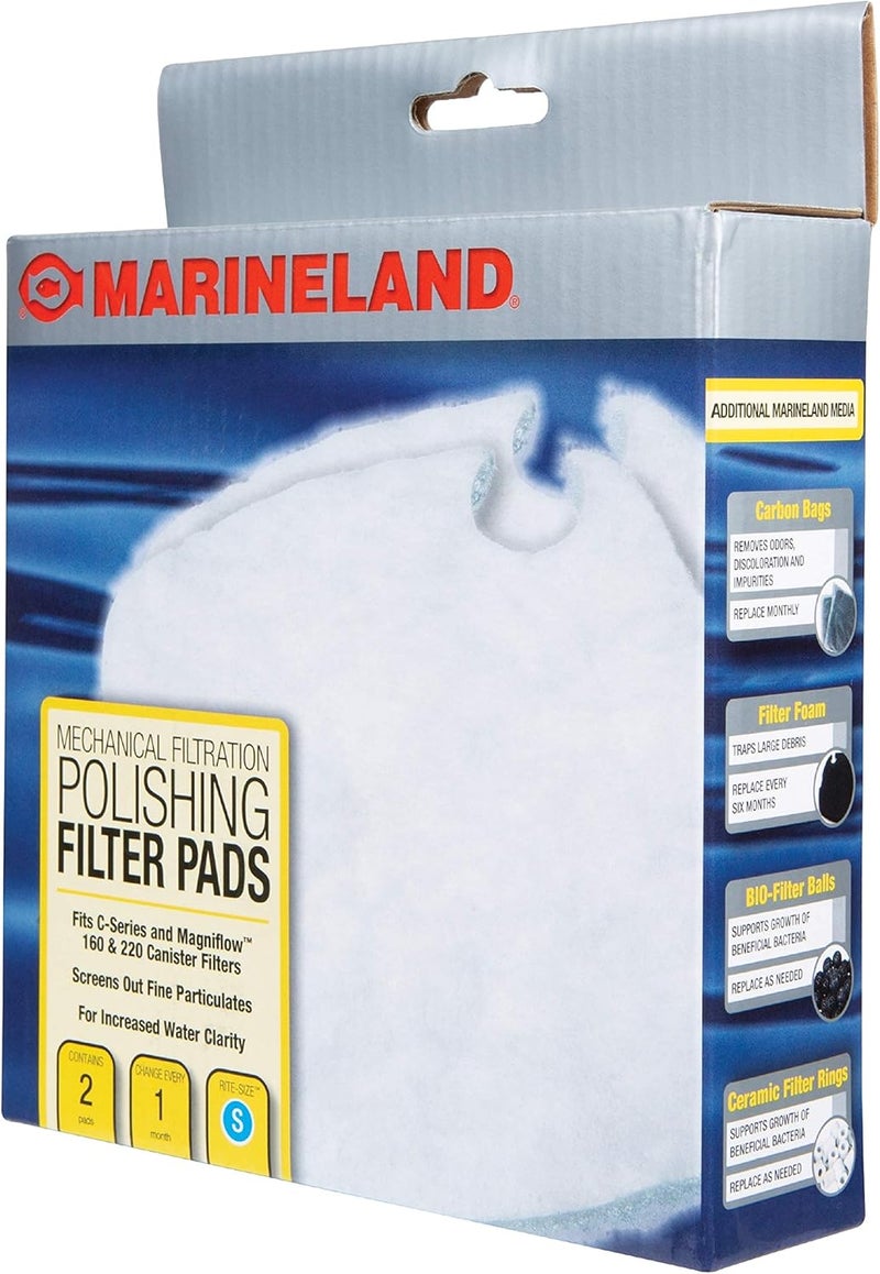 MarineLand Polishing Filter Pads for C-Series and Magniflow Canister Filters - 2 Count - Image 4