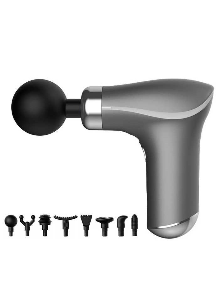 8 رؤوس قابلة للتعديل، مسدس تدليك العضلات بالاهتزاز بقوة 25 وات مع 3 أوضاع للإضاءة - Image 1