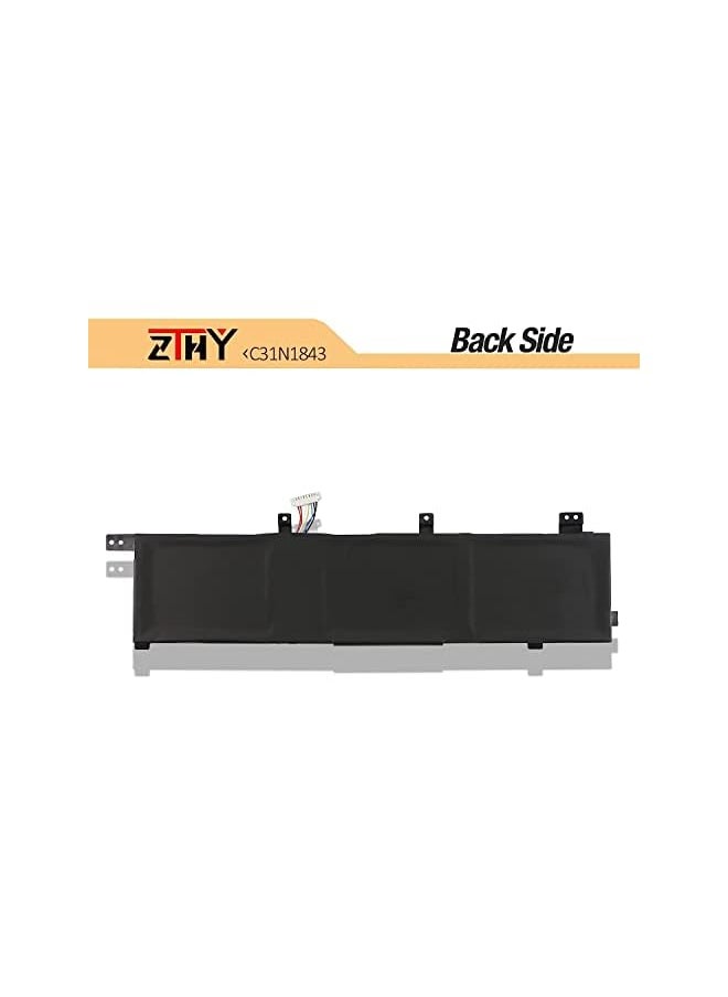 ZTHY - 42Wh C31N1843 Laptop Battery Replacement For Asus Vivobook S14 S432 S432Fa S432Fl S15 S532 S532Fa S532Fl X432Fa X432Fl X532Fa X532Fl Series 0B200-03430000 3Icp5/58/78 - Image 1