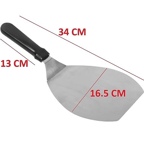 Bridge2Shopping Steel Pizza Lifter, Pizza Server, Cake Lifter, Cake Serving Spatula, Big Shovel - Image 2