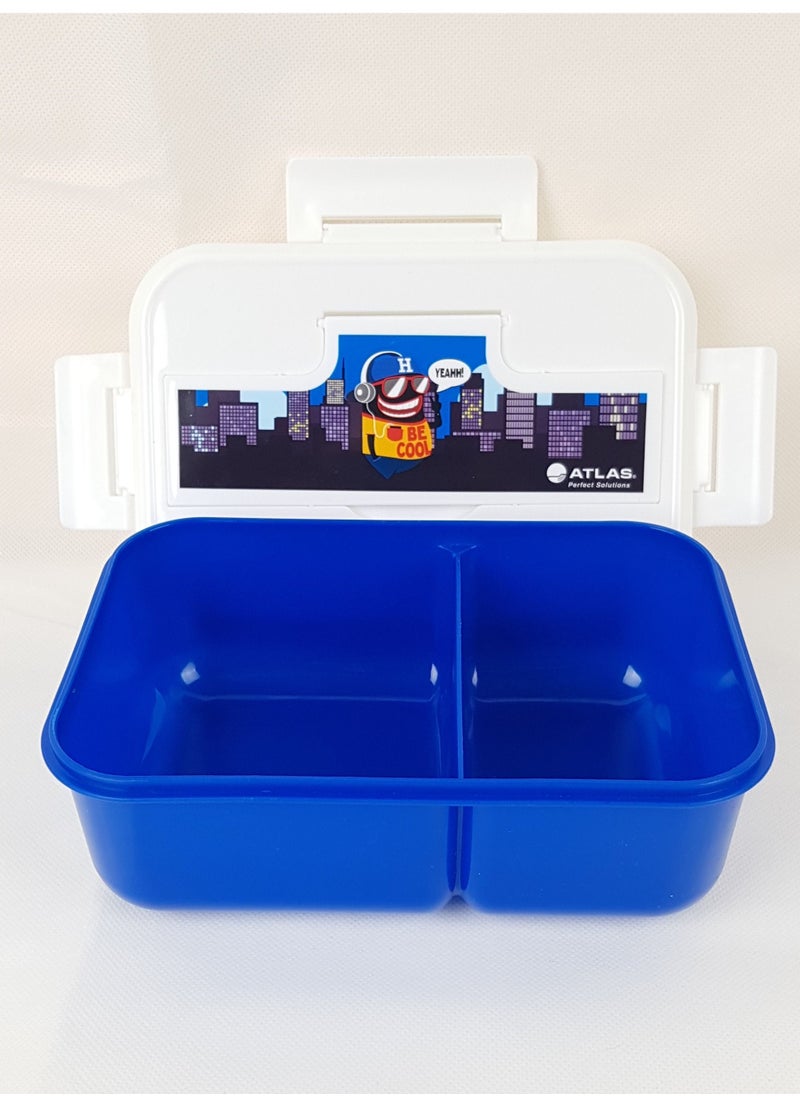 ATLAS - 2-Compartment Lunch Box Multicolour - Image 1