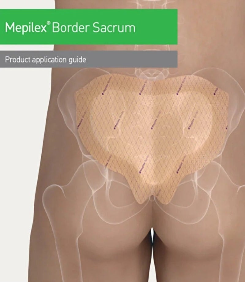 Molnlycke Mepilex® Border Sacrum – Five-Layer Sacral Foam Dressing with Deep Defense® and Safetac® Technology | For Prevention and Treatment of Pressure Ulcers and Moderate to Highly Exuding Wounds - Image 3