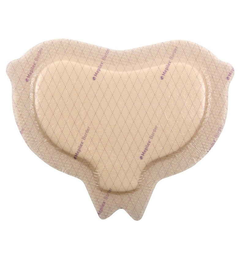 Molnlycke Mepilex® Border Sacrum – Five-Layer Sacral Foam Dressing with Deep Defense® and Safetac® Technology | For Prevention and Treatment of Pressure Ulcers and Moderate to Highly Exuding Wounds - Image 2