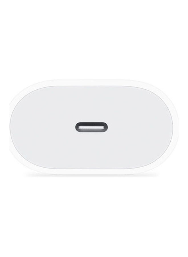 ابل  محول تيار بمنفذ USB-C مصمم بسنين أبيض - Image 2