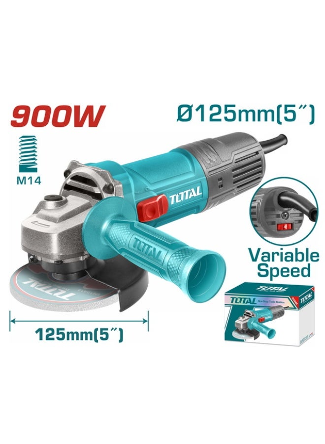 TOTAL 5 inch 900 watt angle grinder speeds