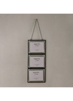 Home Box Elbe 3-Piece 5x7-inch Metal Hanging Photo Frame Set 23 x 1.1 x 56 cm  - Image 1