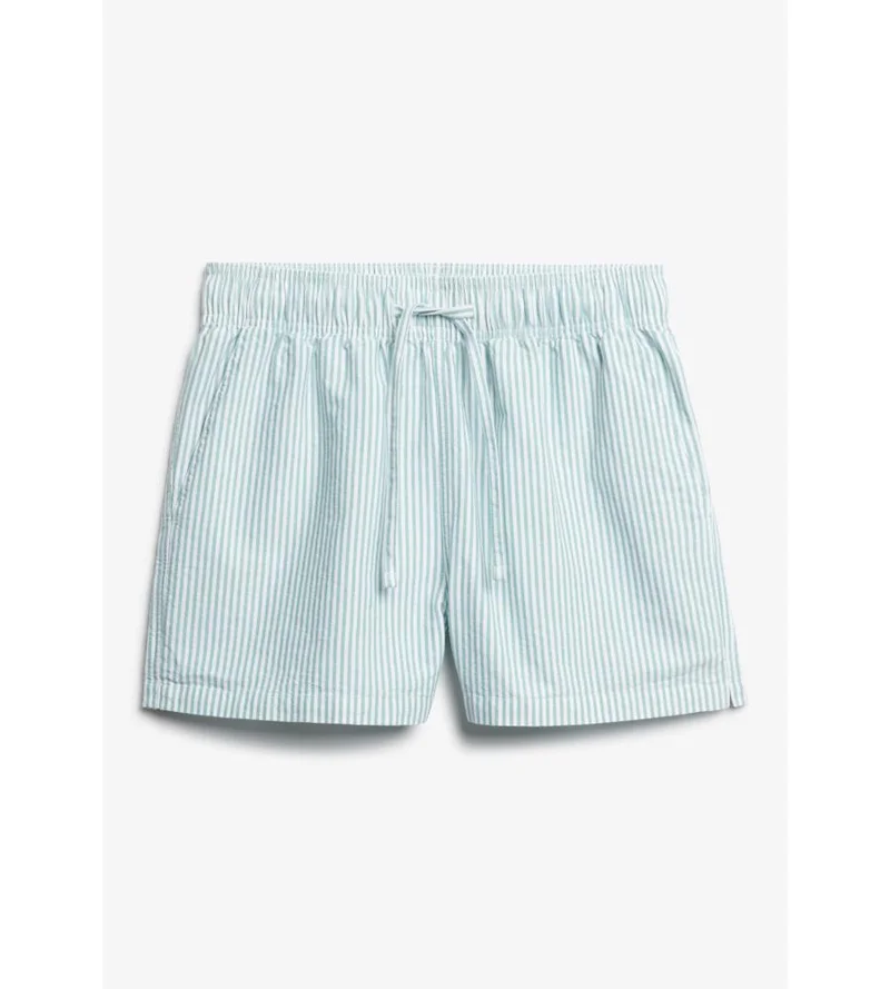 سوبر دراي Organic Cotton Stripe Elasticated Shorts