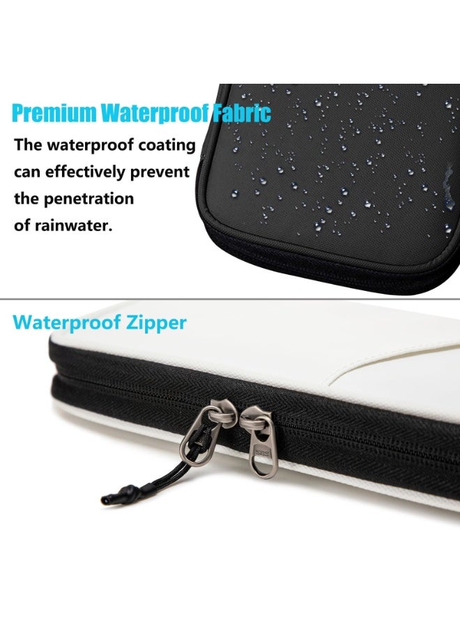 أوشيما حامل جواز سفر عائلة كبيرة، محفظة جواز سفر للسفر، جهاز تنظيم وثيقة السفر مثالى للاحتفاظ بجواز سفرك وبطاقات الهوية وتذاكر الرحلة - Image 5