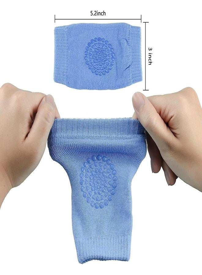 ZENITY Baby Knee Pads (2 Pairs) - Soft Anti-Slip Crawling & Walking Protectors for Toddlers, Stretchable Elbow/Knee Safety Pads-Multicolor - Image 3
