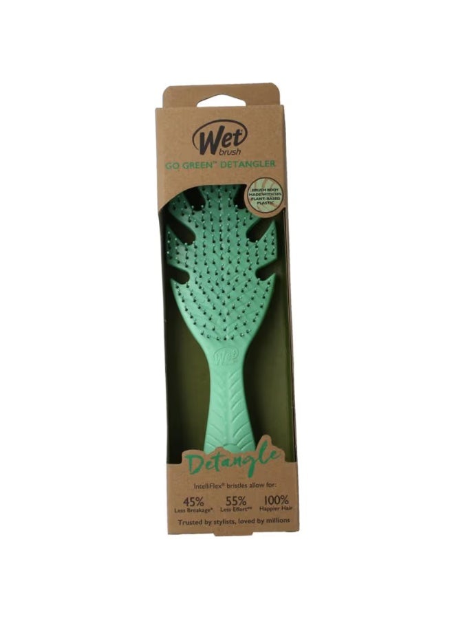فرشاة فك تشابك الشعر من جو جرين، باللون الأخضر - Image 2