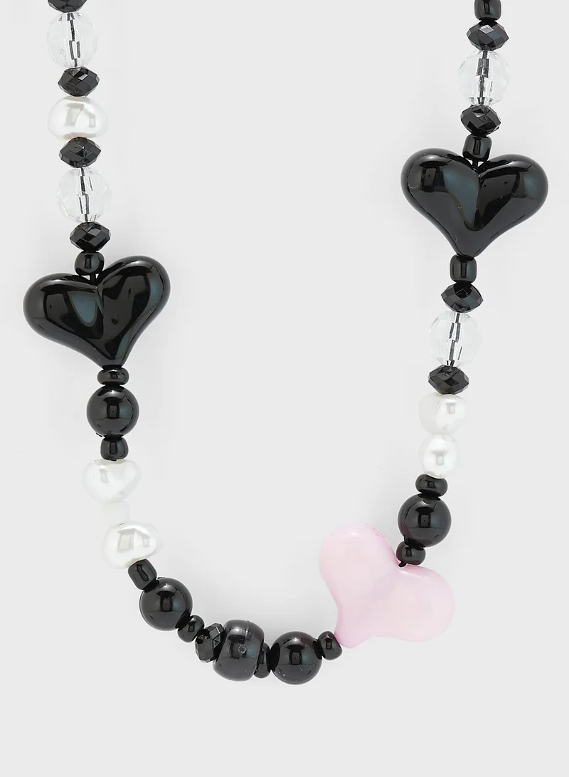 PIECES Beaded Necklace