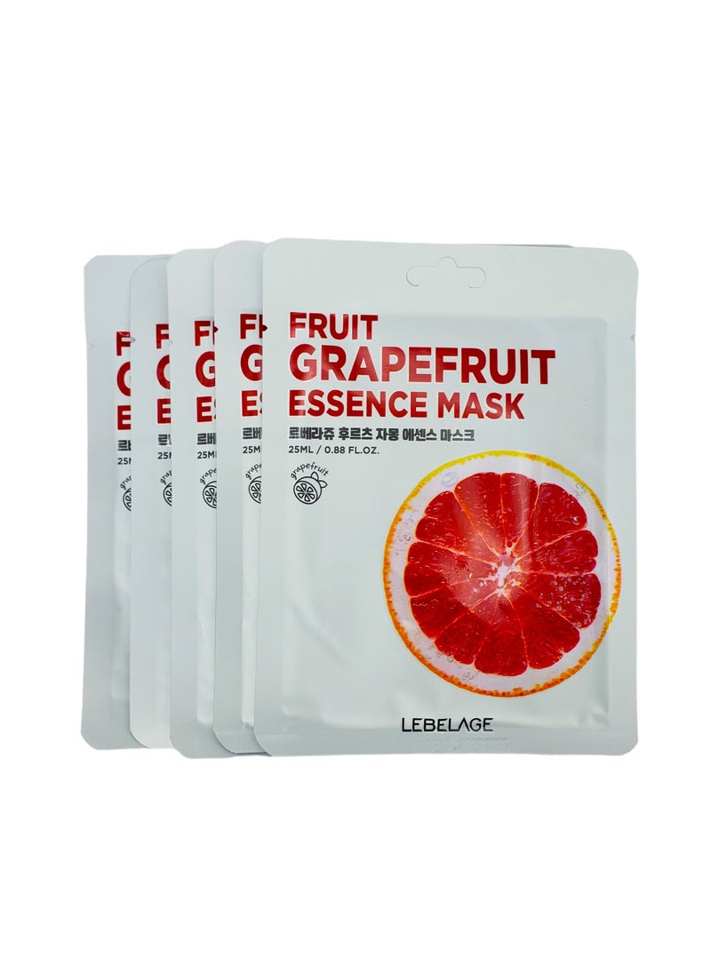 Lebelage Korean product LEBELAGE FRUIT GRAPEFRUIT ESSENCE MASK  - Image 1
