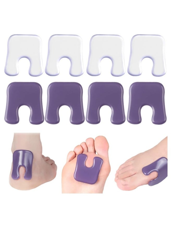 Generic Metatarsal Pads for Women, Gel Callus Pads, High Heels Anti-Wear Pad, Self-Sticking Forefoot Cushions, Prevent Blisters and Calluses, Not Easy to Slide, for Dance, Running, Climbing, Hiking 8 Pack  - Image 1