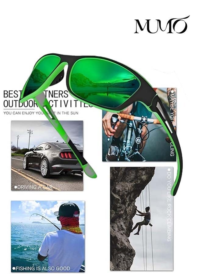 MUMO Polarized Sports Sunglasses  for Men Driving Cycling Fishing Sun Glasses 100% UV Protection Goggles