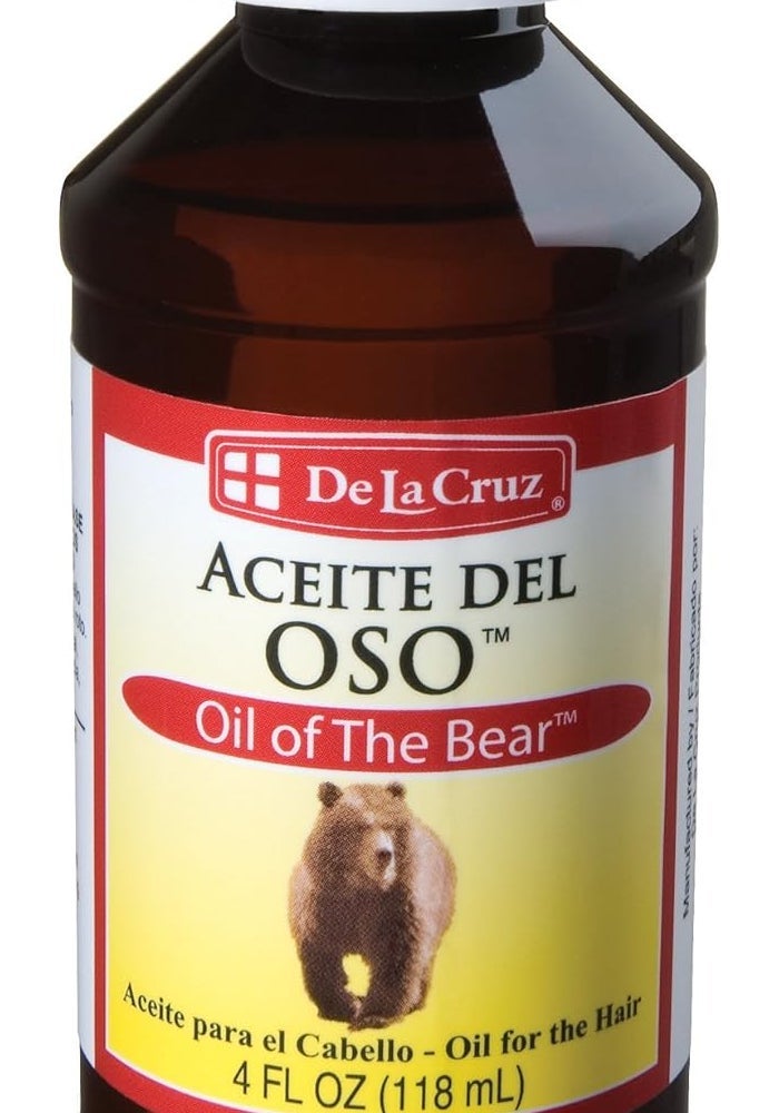 De La Cruz Oil of The Bear Hair Oil - 4 FL OZ (118 mL) - Image 1