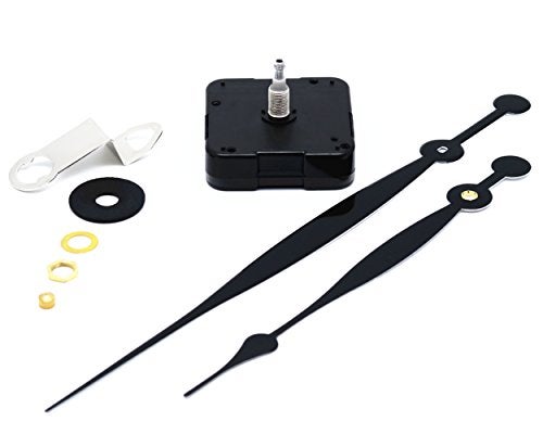 TIKROUND Quartz DIY Wall Clock Movement Mechanisms Battery Powered DIY Repair Parts Replacement with 260 mm/ 10.2 Inch Long Spade Hands,3/10 Inch Maximum Dial Thickness,29/32 Inch Total Shaft Length. - Image 5