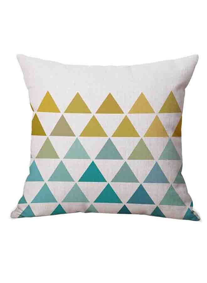NIBEMINENT Geometric Pattern Printed Cushion Cover Multicolour 45x45cm