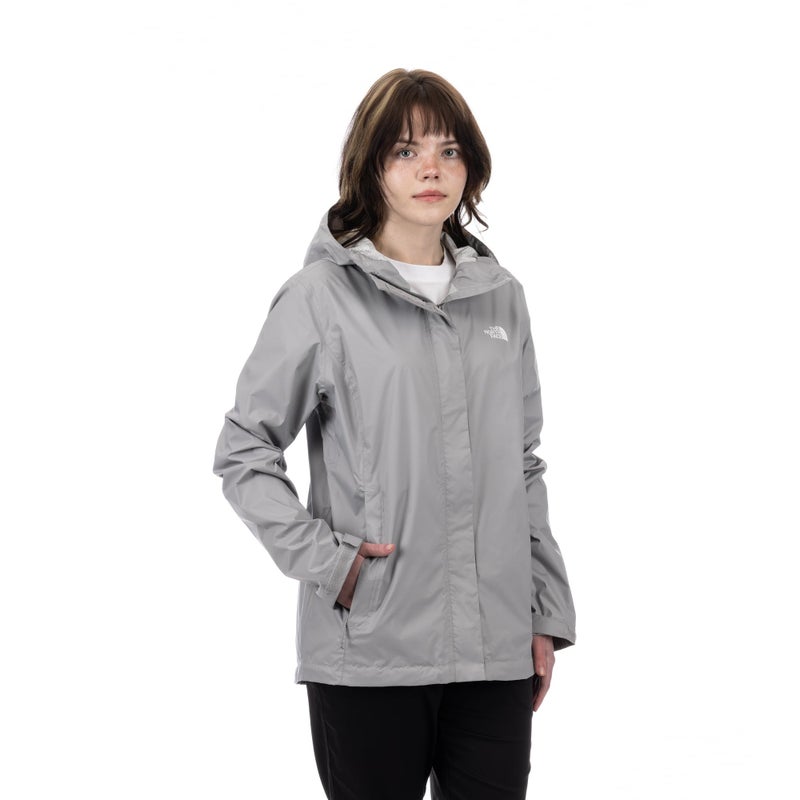 THE NORTH FACE Womenâ€™s Venture 2 Waterproof Hooded Rain Jacket (Standard and Plus Size), Meld Grey, Small - Image 1