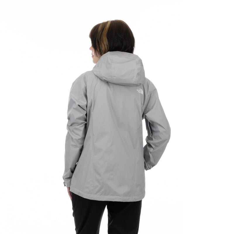 THE NORTH FACE Womenâ€™s Venture 2 Waterproof Hooded Rain Jacket (Standard and Plus Size), Meld Grey, Small - Image 2