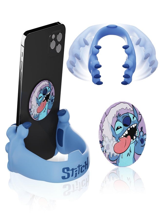 iJoy Disney Stitch Hands Phone Stand for Desk- Stitch Disney Phone Holder Stand for Home/Office/More - Lilo and Stitch Gifts for Girls, Boys, and All Fans of Lilo and Stitch Stuff - Image 1