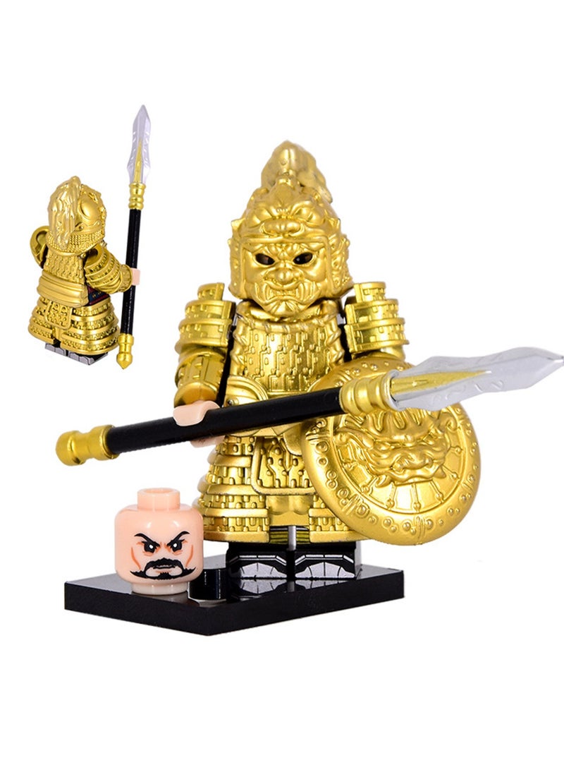 Ancient Chinese Series Soldiers, Shen Ce, Mo Dao, Xuan Jia, 100 Guards, Minifigures, Children's Building Blocks, Toys, Bags  - Image 2