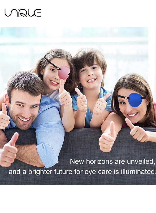 1 Pcs Eye Mask - 3D Groove Design - Adjustable Eye Mask - Amblyopia Lazy Eye Mask - For Left or Right Eye - Green