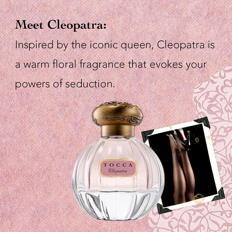 Tocca Cleopatra Perfume for Women, 1.7oz (50 ml) - Warm Floral, Grapefruit, Jasmine, & Vanilla Musk Fragrance - Image 3
