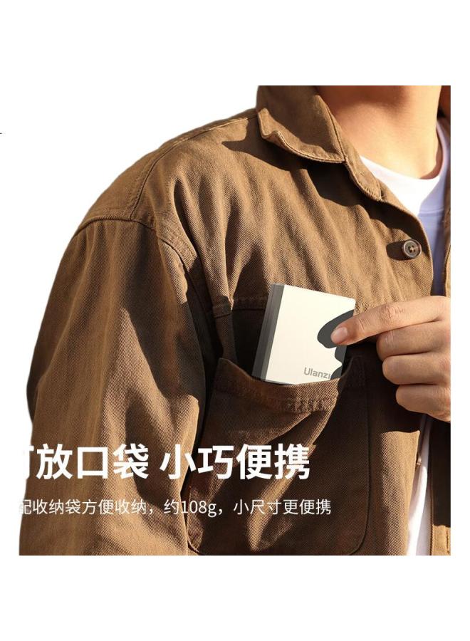 Ulanzi Ulanzi F12 Mini Hot Shoe Flash (White), Sony External Flash, Pocket Light, Photography Fill Light, Portable, Lithium Battery, Universal Type, Canon Hot Shoe Light - Image 3