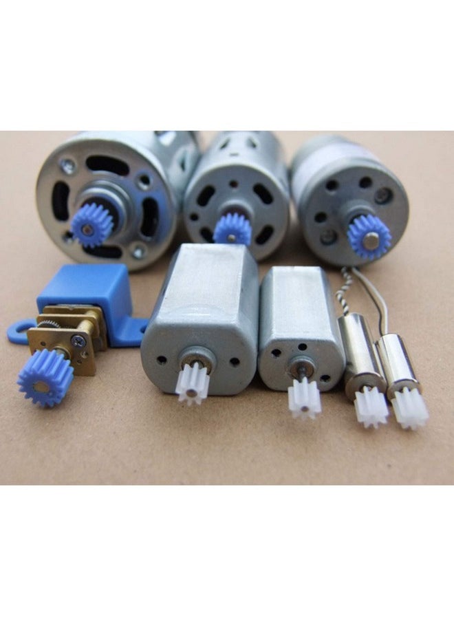 ALAMSCN - 50 Pcs Plastic Gear Kit Spindle Worm Single Gears Set Shaft For Toy Motor Aircraft Car Robot Diy Kits 2Mm/2.3Mm/3Mm/3.17Mm/4Mm - Image 1