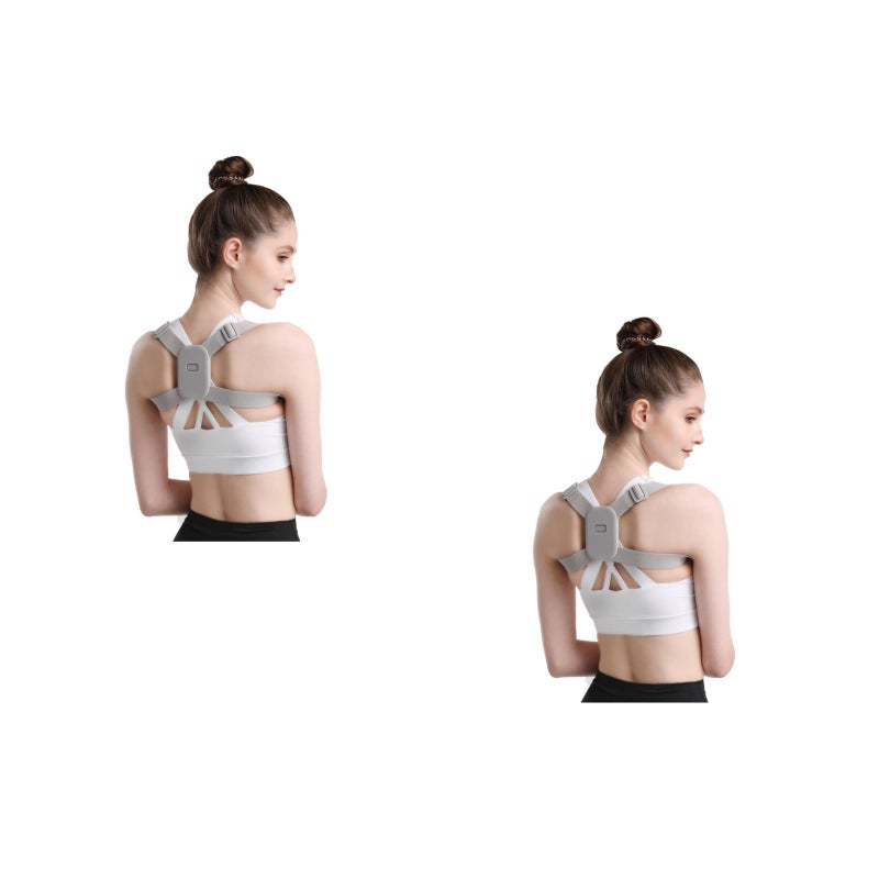 2pcs Smart Hunchback Hunchback Belt Elastic Posture Trainer Fixed Supporter for Men Women - Image 1