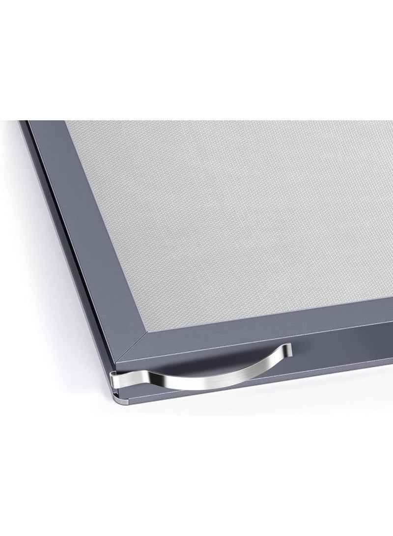 SOLARAE Corner Mount Flat Window Spring, 60 Pcs Corner Mount Flat Window Spring Stainless Steel Window Screen Clips, Holds Window Screens Into Sliding Aluminum Channels - Image 4