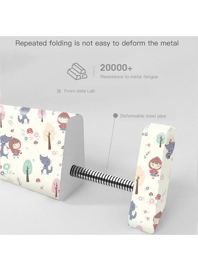 Deformable Toddler Bed Rails, Safety Baby Bed Rail Guard, 1pc Single Side Soft Padded Bed Fence Protector Rail, Bendable Adjustable Kids Bed Guard Rail for Twin/Queen/King Bed (Grey, 1.5m)  - Image 4