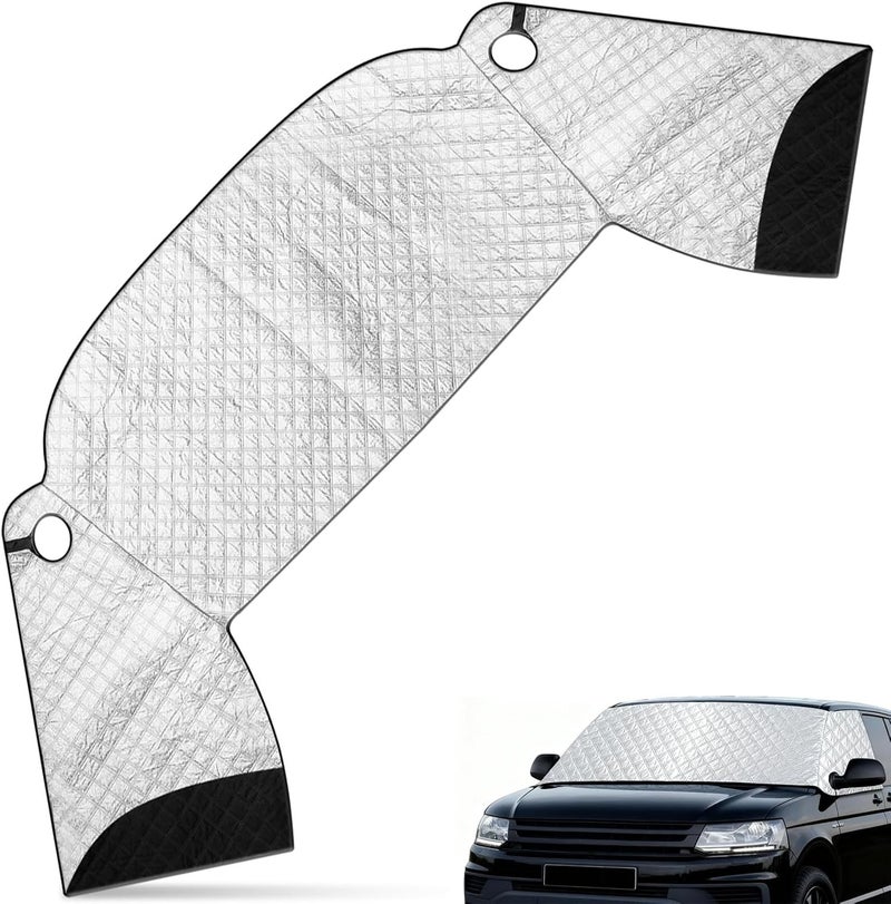Aurobest 155 x 120 cm Car Windshield Cover for VW T5 & T6 - Portable Protective Folding Sunshade - Image 1